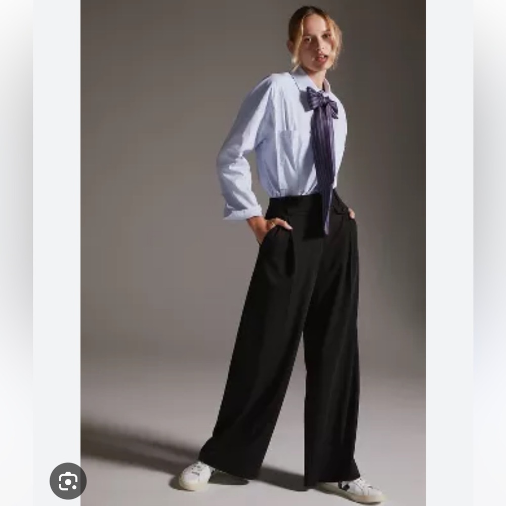 Anthropologie black wide leg pants 
XS, Brand - Exquise (bought at Anthro store)